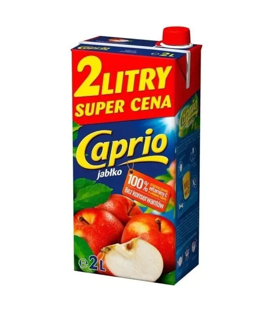 caprio-napoj-jablko-2-l-waga-z-opakowaniem-2-077-kg