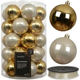 bombki-choinkowe-8-cm-perlowo-zlote-34-szt-ze-wstazka