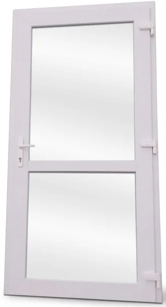 DRZWI ZEWNĘTRZNE PCV SKLEPOWE 90/200 BIAŁE