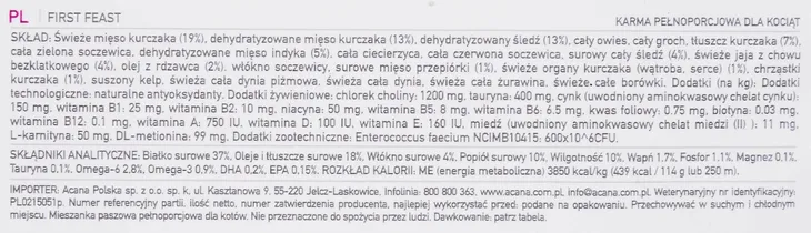 acana-first-feast-cat-1-8kg-marka-acana-wiek-zwierzecia-kocieta-i-mlode-koty