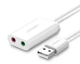 ugreen-zewnetrzna-karta-dzwiekowa-adapter-hub-usb-do-2x-minijack-35mm-15cm