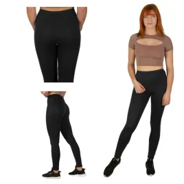 legginsy-damskie-z-wysokim-stanem-czarne-klasyczne-captain-mike-s-m