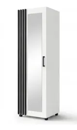 biala-szafa-slupek-garderoba-przedpokoj-58cm-lamele-lustro-lyon-mr