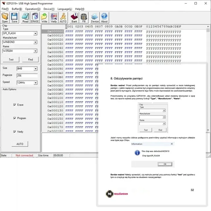 mega-zestaw-programator-eeprom-i-flash-ezp2019-bios-spi-i2c-klips-adapter