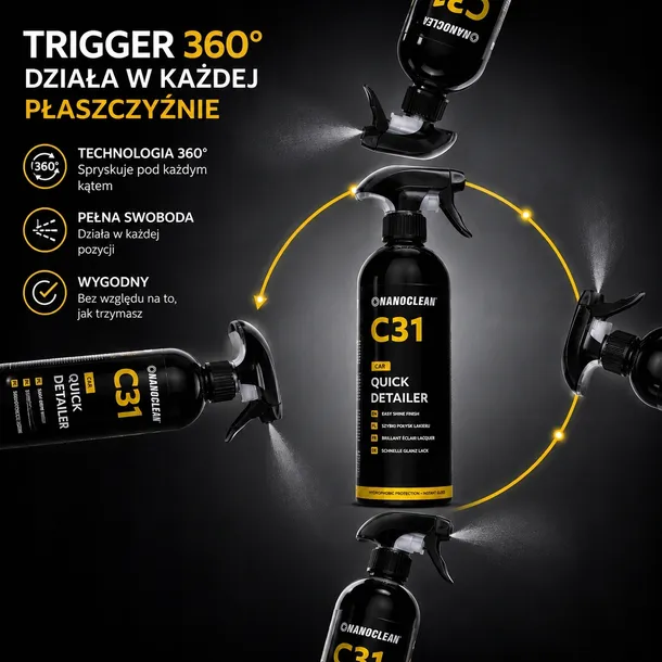 nanoclean-c31-quick-detailer-500-ml-ceramiczny-detailer-do-lakieru-samochodowego-z-kwarcem-efekt-mokrego-lakieru-polysk-hydrofobowy-uv-spray-and-wipe-stan-opakowania-oryginalne