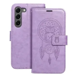 etui-mezzo-book-do-samsung-s23-lapacz-snow-fioletowy