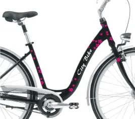 city-bike-kwiatki-naklejki-na-rower-miejski-damka-rozne-kolory