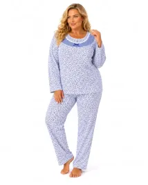 pizama-damska-bawelniana-dlugi-rekaw-delikatne-kwiaty-prezent-52-54-6xl-7xl