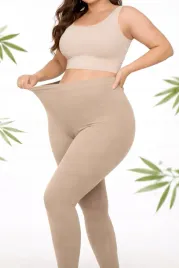 legginsy-bambusowe-6xl-bezowe-plus-size-wysoki-stan-elastyczne-kryjace
