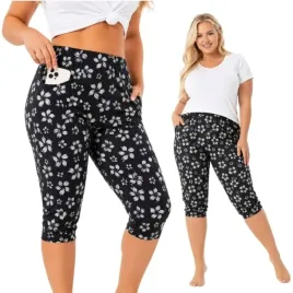leginsy-rybaczki-damskie-kwiaty-kieszenie-za-kolano-kryjace-52-54-6xl-7xl