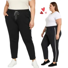 damskie-spodnie-z-lampasem-czarne-elastyczne-maselko-wygodne-50-52-5xl-6xl