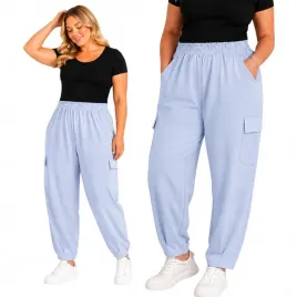 spodnie-damskie-bojowki-plus-size-blekit-bawelna-eleganckie-46-48-3xl-4xl