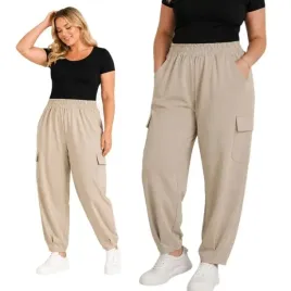 spodnie-damskie-bojowki-plus-size-bezowe-bawelna-eleganckie-54-56-7xl-8xl