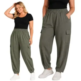 spodnie-damskie-bojowki-plus-size-khaki-bawelna-eleganckie-50-52-5xl-6xl