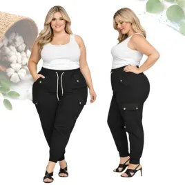 spodnie-bojowki-joggery-cargo-gnieciuchy-sciagacze-2xl-3xl-wysoki-stan