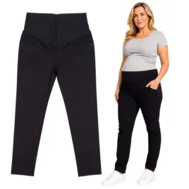 spodnie-ciazowe-jeansowe-kieszenie-plus-size-czarne-wygodne-42-44-xl-2xl