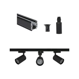 3-reflektory-gu10-led-zestaw-czarne-z-szyna-1m-do-kuchni-garderoby-witryny