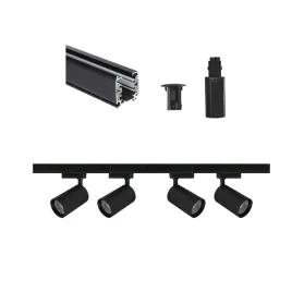 system-oswietlenia-led-4-reflektory-gu10-szyna-2m-czarna-montaz-230v