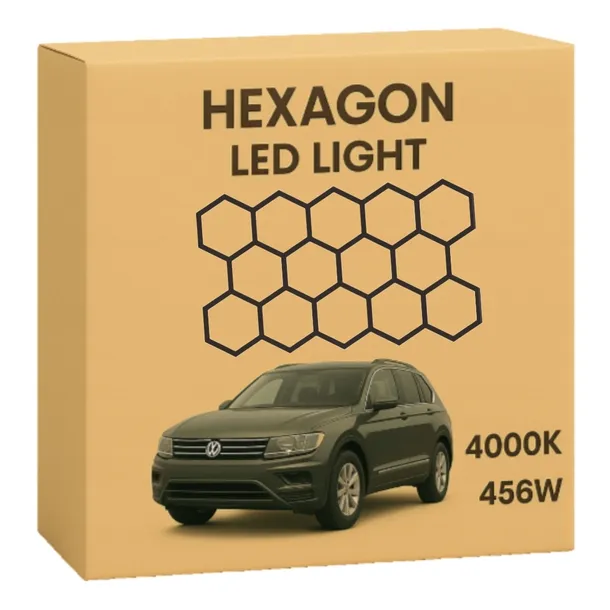 Zestaw LED HEXAGON 14 4000K 456W do montażu w przestrzeniach przemysłowych