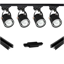 4-lampa-e27-czarna-1-fazowa-lacznik-zasilajacy-srodkowyszyna-2x1m-premium