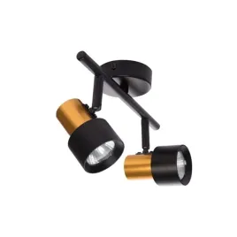 podwojna-lampa-spot-na-zarowke-2x-gu10-ruchoma-260mm-czarno-zlota-do-kuchni