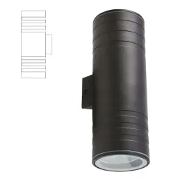 kinkiet-fasadowy-2xgu10-czarny-na-balkon-taras