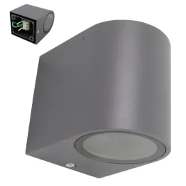 lampa-elewacyjna-led-kinkiet-ogrodowy-gu10-szara-na-elewacje-domu