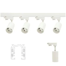 4-x-lampka-szynowa-3-fazowa-gu10-szyna-2m-biala