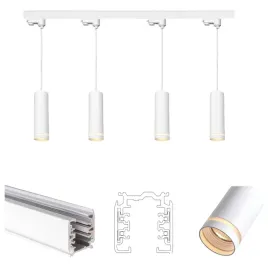 4-reflektory-3-fazy-tuba-20cm-na-zarowke-gu10-i-szyny-zasilajacej-200-cm