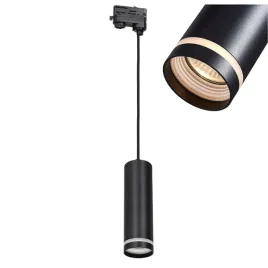tuba-z-pierscieniem-szynowa-gu10-3fazy-20cm-czarny-do-szyn-trzy-fazowych