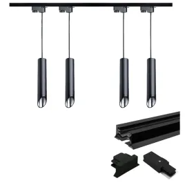 4x-reflektor-szyna2m-klosz-30cm-czarno-srebrne-gu10