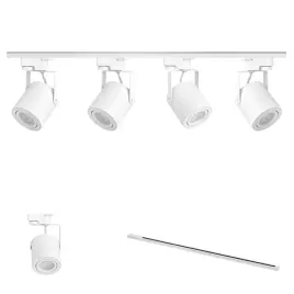 4-biale-lampy-reflektory-kuchenne-gu10-led-z-szyna-2-metry-nowoczesne