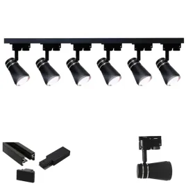 reflektory-szynowe-6-sztuk-1-faza-gu10-szyna-2-metry-led-do-gabinetu