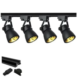 4-x-reflektor-gu10-czarny-szyna-2m-czarno-zlote-do-gabinetu-biura-sklepu