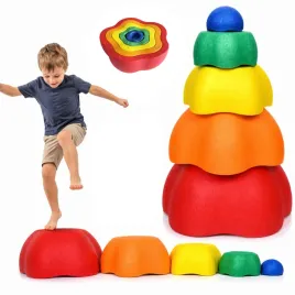 sciezka-sensoryczna-kamienie-balansujace-treningu-rownowagi-ogrodu-dzieci