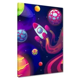 obrazy-50x70-kosmiczna-rakieta-lecaca-na-nowa-planete