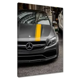 obrazy-50x70-mercedes-amg-zolty-pasek