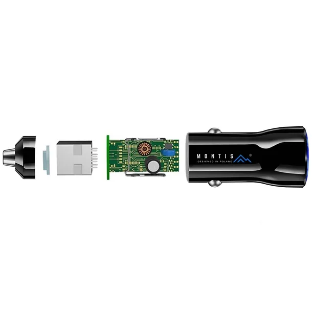 ladowarka-samochodowa-usb-typ-c-montis-3000-ma-zlacza-usb