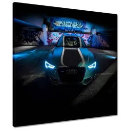 obrazy-50x50-niebieskie-audi-samochody