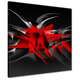 obrazy-50x50-modne-czerwone-kolce-abstrakcja