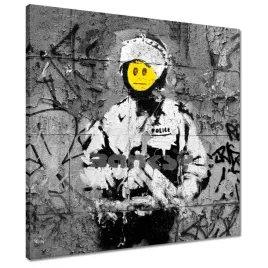 obrazy-50x50-banksy-buzka-emotka