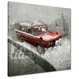 obrazy-50x50-czerwony-duzy-fiat-125p