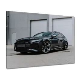 obrazy-80x60-czarny-samochod-audi