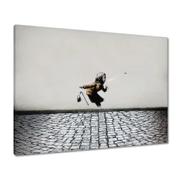 obrazy-80x60-banksy-babcia-achoo-kicha