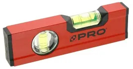 poziomica-aluminiowa-pro-17cm-czerwona-pro-a1017