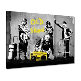 obrazy-80x60-banksy-old-school