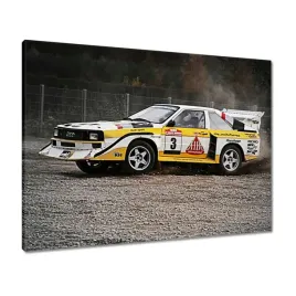 obrazy-80x60-audi-quattro-drift-bokiem