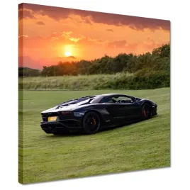 obrazy-30x30-czarne-sportowe-auto