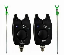 zestaw-2x-sygnalizator-wodoodporny-czujnik-diody-led-2x-podporka-wedkarska