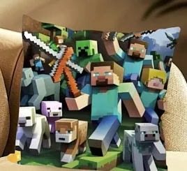 dekoracyjna-poduszka-podusia-minecraft-steve-dziecieca-z-poszewka-45x45